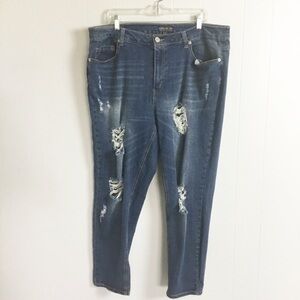 Forever 21 Plus Size 20 Distressed Jeans Pants